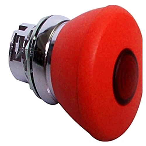 AB 22MM PUSH/PULL WITH 40MM MUSHROOM RED ILLUM. (METAL) NO BULB INC