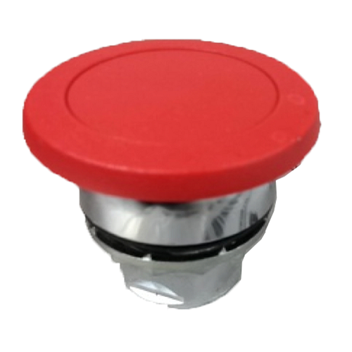 AB 22MM PUSH BUTTON MUSHROOM RED