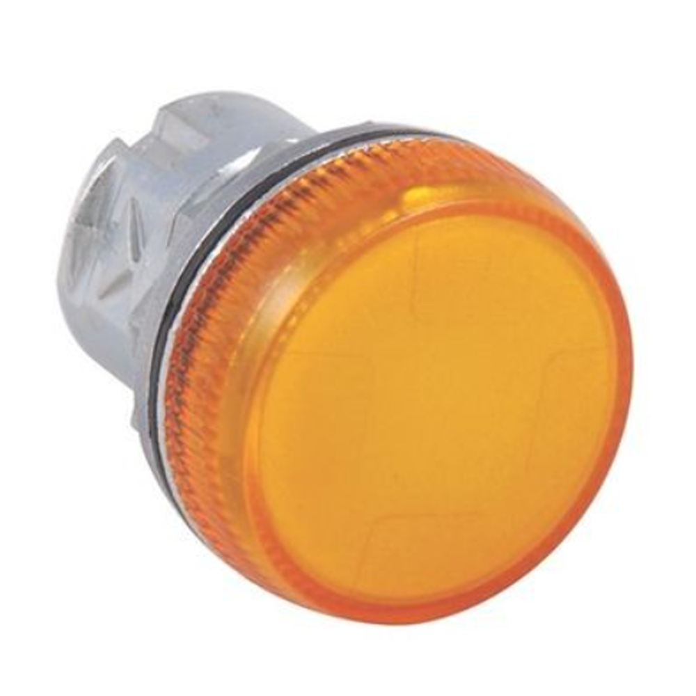 AB 22MM OPERATOR DIFUSED PLT LIGHT AMBER