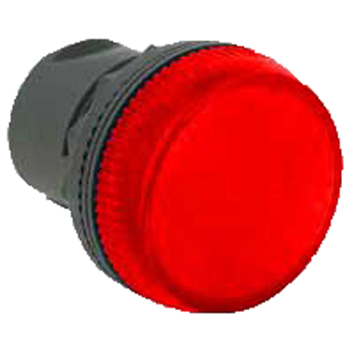 AB 22MM OPERATOR DIFUSED PILOT LIGHT RED