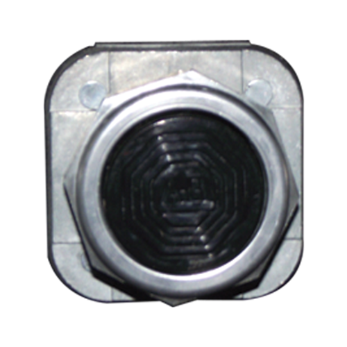 AB 30MM PUSH BUTTON BLACK FLUSH HEAD