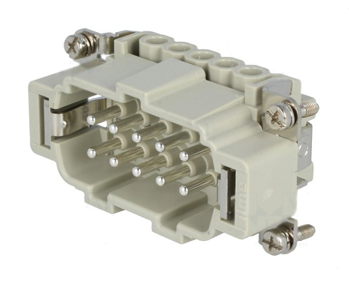 10 PIN MALE INSERT FOR BASE SPRING TYPE