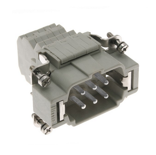 6 PIN MALE INSERT FOR BASE SPRING TYPE