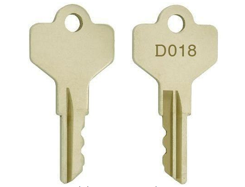 AB 30MM REPL KEY FOR CYL 800T (D018)