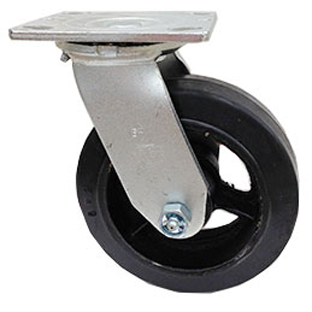 10X2 MOLD ON RUBBER SWIVEL CASTER