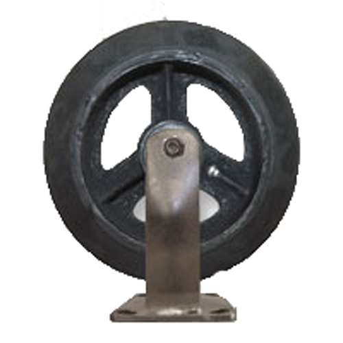 10X3 MOLD ON RUBBER RIGID CASTER