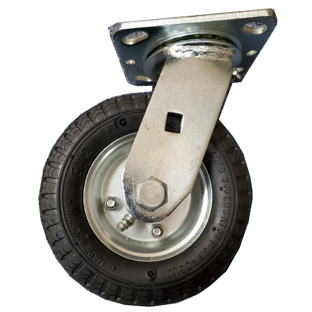 6X2 NO FLAT PNEUMATIC SWIVEL CASTER