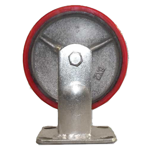 6X2 POLY ON STEEL RIGID CASTER