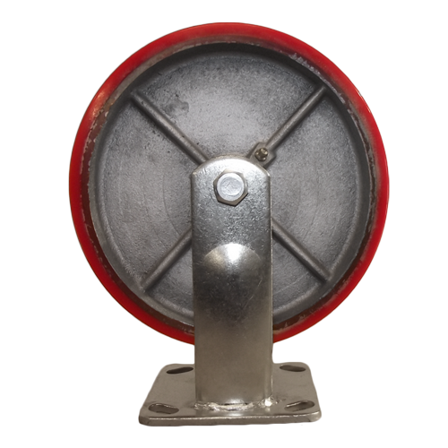 8X2 POLYURETHANE WRAP RIGID CASTER