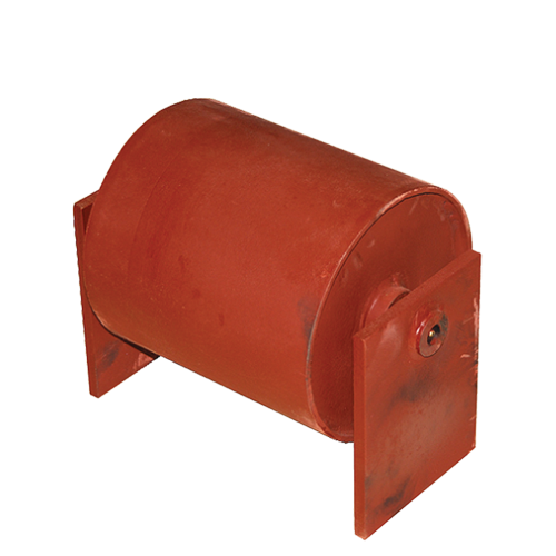8 (DIAM) X 10 GRA  W/AXL & SIDE PLATES