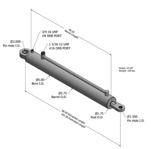 PACKER CYLINDER, RR