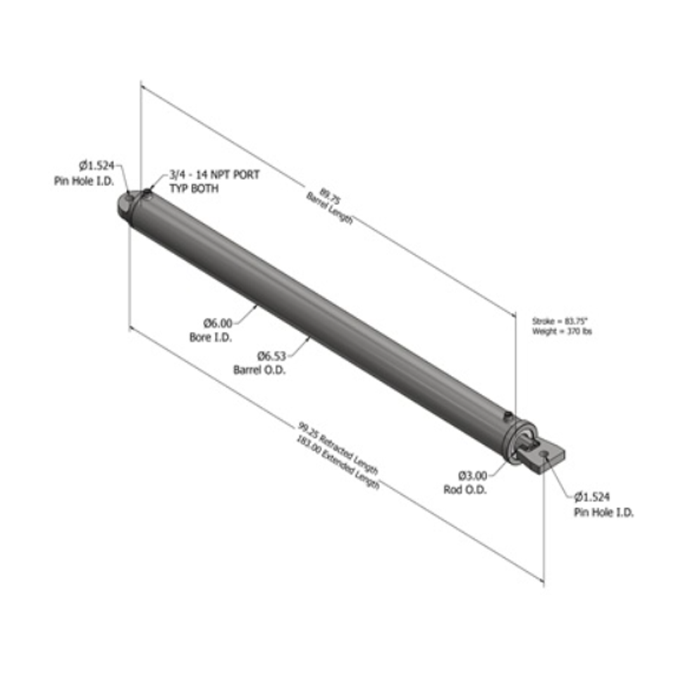 AMREP REEVING CYL 6 X 84.15 X 3