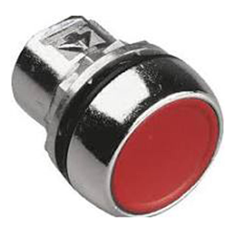 AB 22MM PUSH BUTTON FLUSH RED NON IL