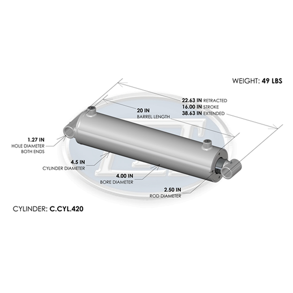 4/20/2R/16 COMPACTOR CYLINDER 