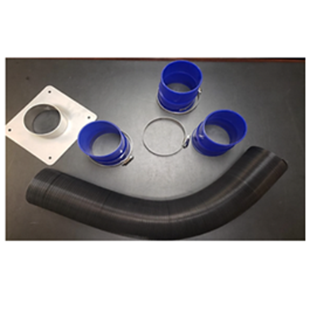 GLACIER AS-5007 10' BLUE PVC HOSE, MOUNT, FLANGE KIT