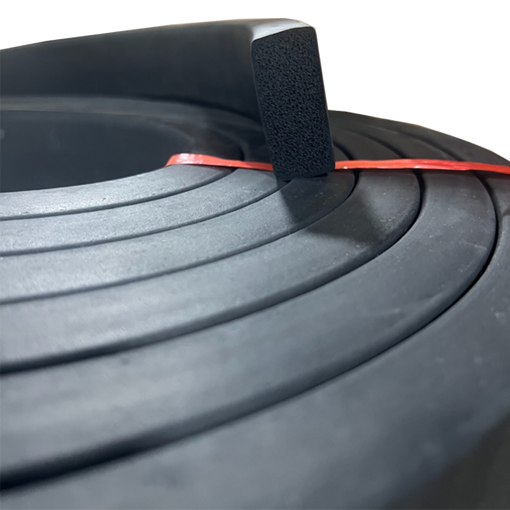 DOOR SEAL 20L' X 2.5W" X 1H" CLOSED CELL