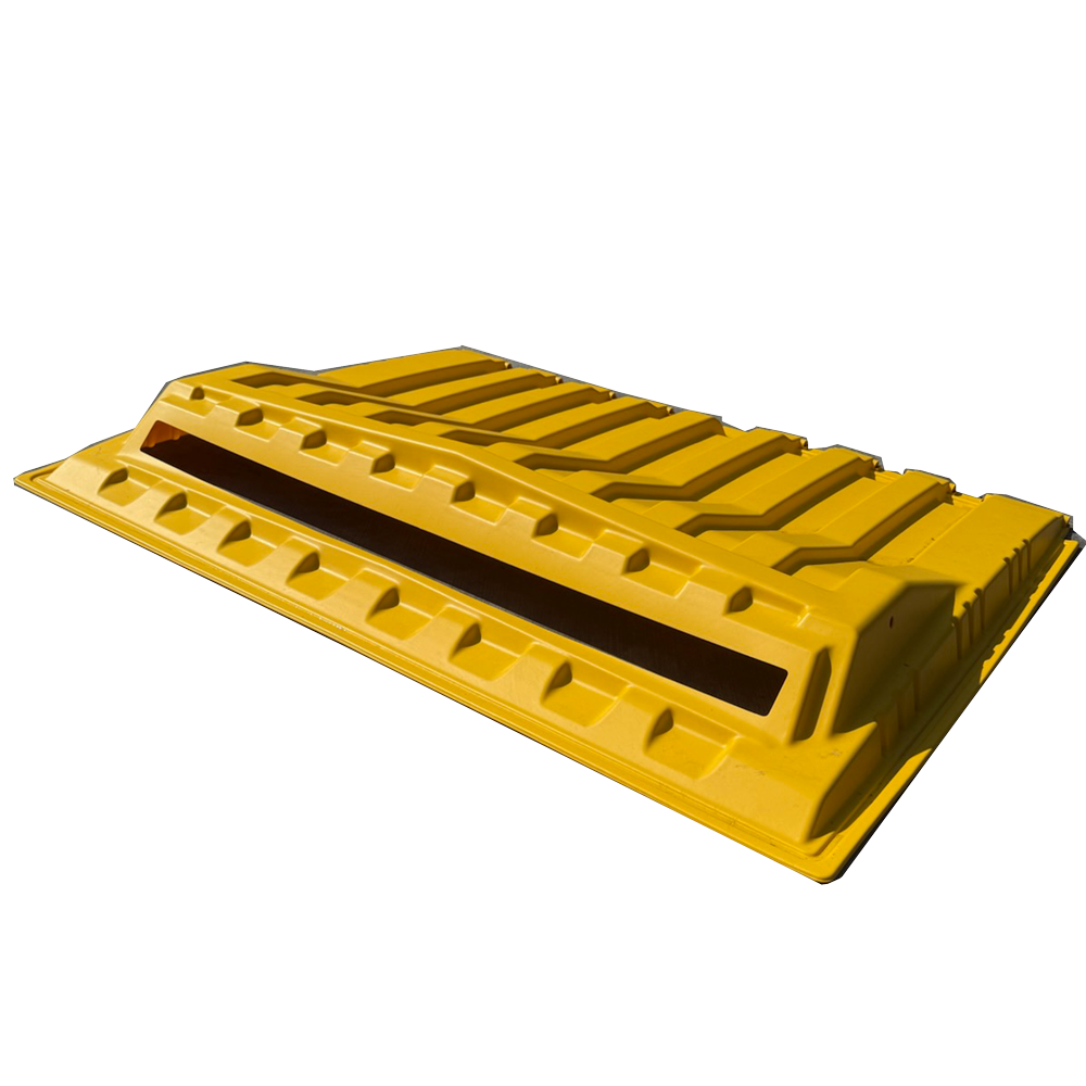 7458 FRONT LOAD RECYCLING LID YELLOW - 3.75" SCOOP OPENING
