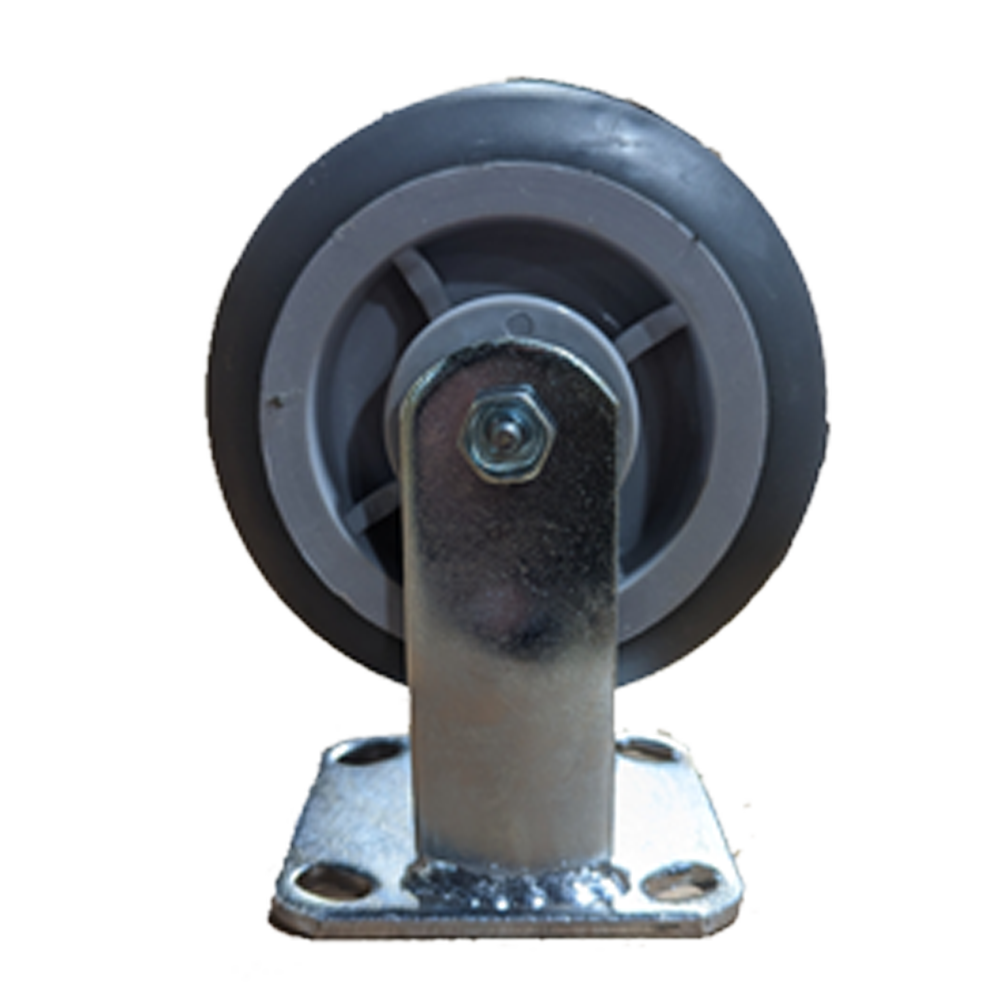 6X2 THERMOPLASTIC RUBBER W/ ROLLER BEARINGS RIGID CASTERS