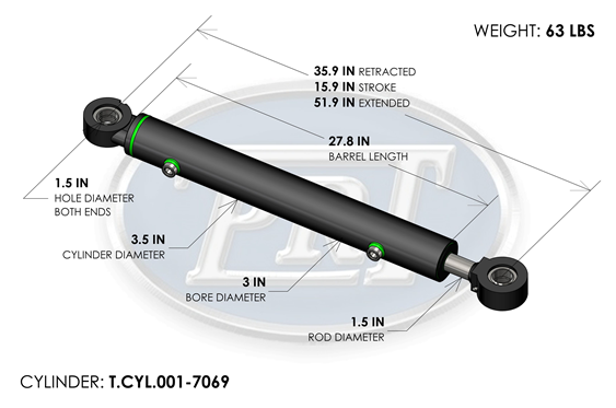 LIFT/REACH CYLINDER PYTHON