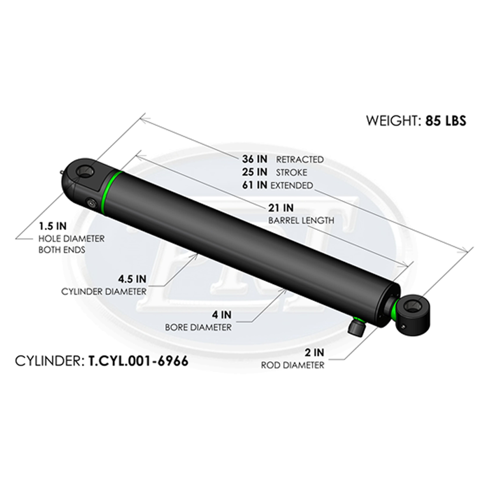 HALF PACK FORK CYLINDER - FULL TUCK