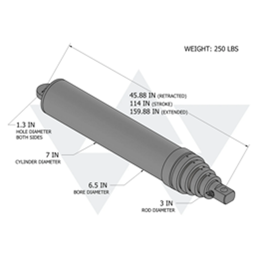 EJECT CYLINDER, 16NRL 20RL C/V